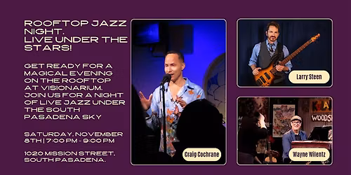 Rooftop Jazz Night \u2013 Live Under the Stars! \u2728