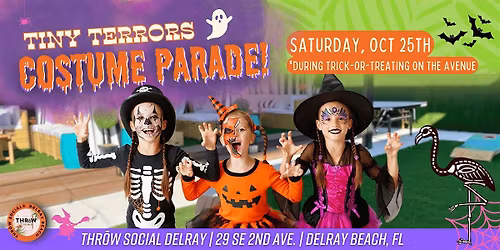 Tiny Terrors: Creature Feature Halloween Costume Parade @ THR\u014dW Social!