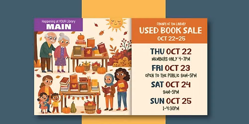 USED BOOK SALE Benefiting Friends of the Library