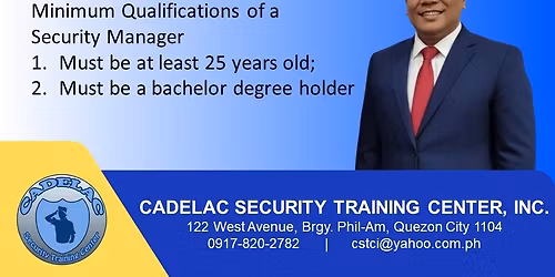 Security Manager Course