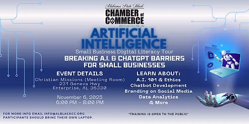 ASBCC: Breaking AI & ChatGPT Barriers For Small Businesses Enterprise 2025