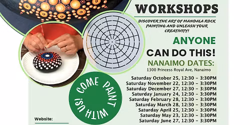 Mandala Rock Painting Workshop - NANAIMO