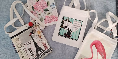 Decoupage Cross-Over Bag