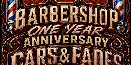Cars and Fades Car Show & GGG Familia Barbershop 1st year Anniversary 