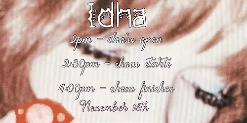 Idha live at the Folklore Rooms