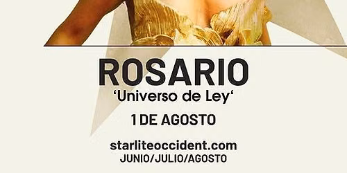 Rosario in Concert at the STARLITE in Marbella