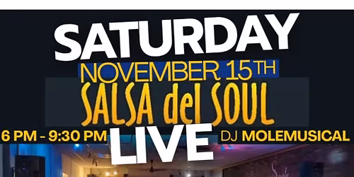 Live Latin music with Salsa del Soul 