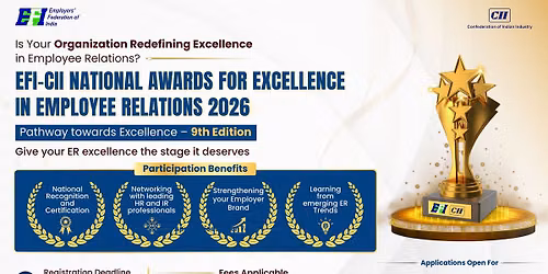 EFI\u2013CII National Awards for Excellence in Employee Relations 2026 - Pathway