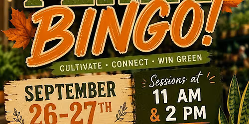Plant Bingo (Fall Edition)