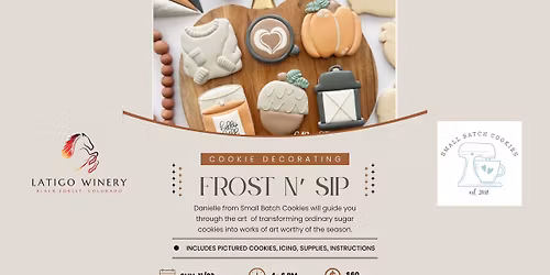 Frost n' Sip: Cozy Fall Edition