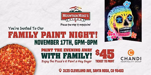 Family Paint Night at Mountain Mike\u2019s