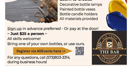 Bottle Crafts with Tatum