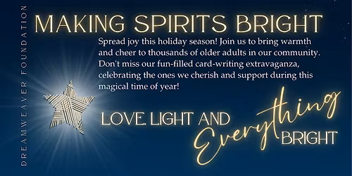 2025 Making Spirits Bright - Annual Card Party