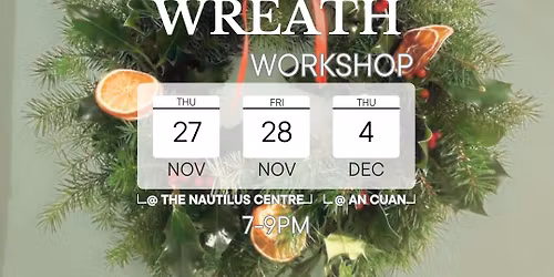 Fresh Christmas wreath workshop