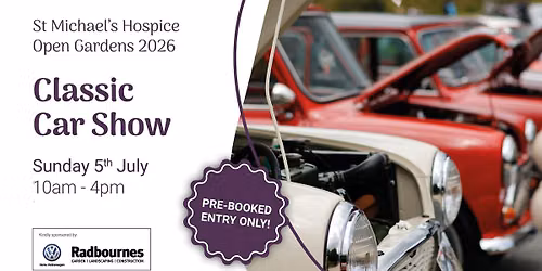 Classic Car Show & Open Garden