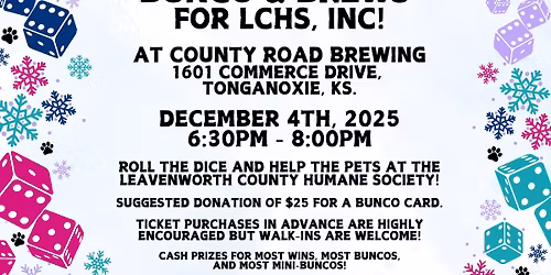 Bunco & Brews - December - Benefiting LCHS, Inc!