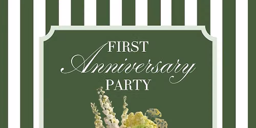 First Anniversary Arrangement Class