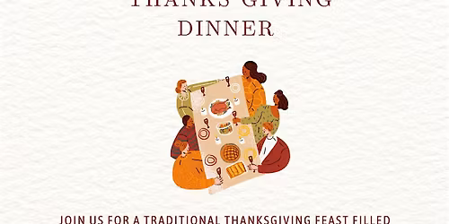 Friendsgiving Dinner - Traditional American Thanksgiving Dinner Party