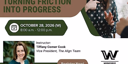 Conflict Resolution: Turning Friction into Progress