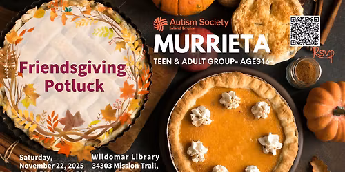 Murrieta Teen\/Adult Group - Friendsgiving Potluck