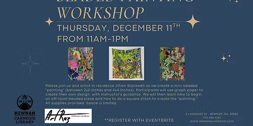 Adult Beaded Painting Workshop