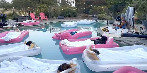 Sunset floating sound bath