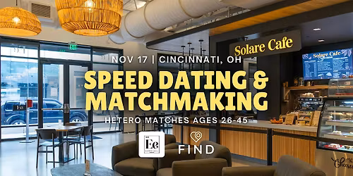 Speed Dating for Singles Ages 26-45 | Cincinnati, OH