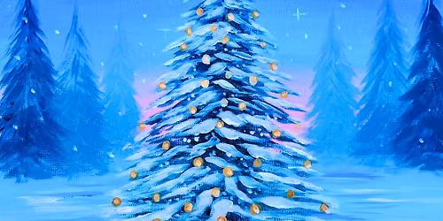 Sip & Paint at Velo Lounge, Bath - "Winter Wonderland"