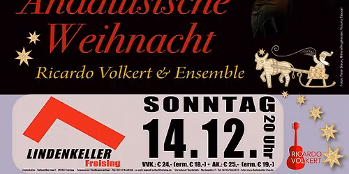 FEL\u00cdZ NAVIDAD! Andalusische Weihnacht und Flamenco mit Ricardo Volkert & Ensemble