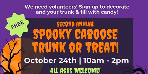 Spooky Caboose Trunk or Treat 2026