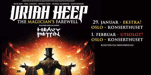 Uriah Heep \u2013 The Magician\u2019s Farewell \/\/ Oslo Konserthus x2