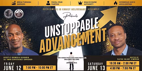OCGC Unstoppable Advancement Conference Series