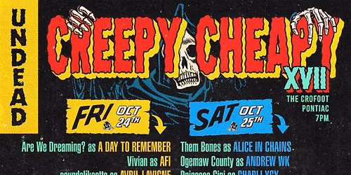 Creepy Cheapy at The Crofoot Ballroom