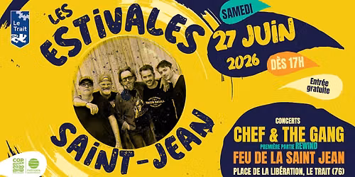 🔥 Les Estivales Saint-Jean 🔥 — Place de la libération, 76580 Le Trait