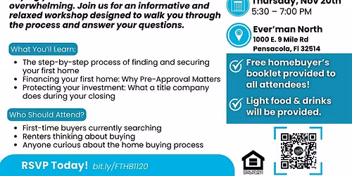 First Time Homebuyers Workshop