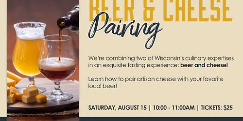Beer & Cheese Pairing Tasting Experience