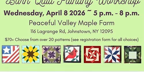 Barn Quilt Painting Workshop