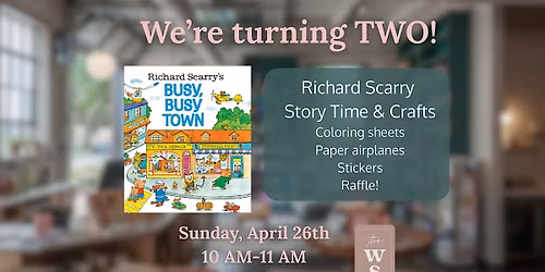 Richard Scarry Story Time and Crafts