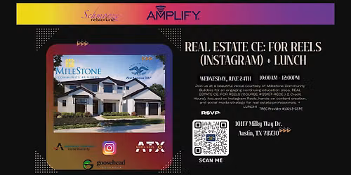 REAL ESTATE CE: FOR REELS (Instagram) + LUNCH