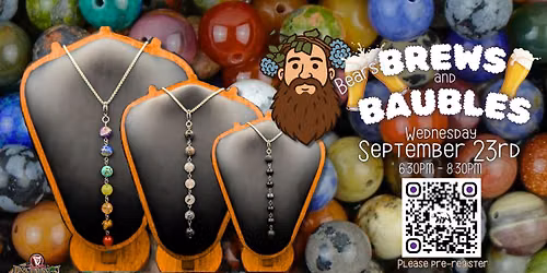 Bears' \u2018Brews & Baubles\u2019, Wednesday, September 23rd!