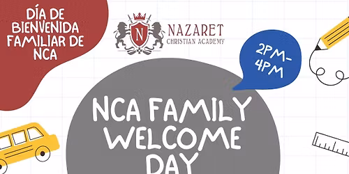 NCA Family Welcome Day \/ D\u00eda de Bienvenida Familiar