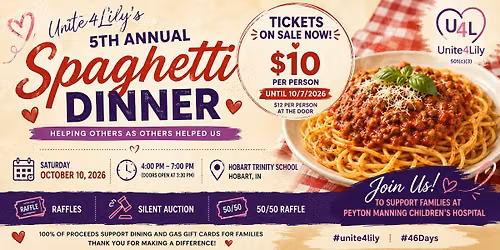 Unite4Lily's 5th Annual Benefit Dinner