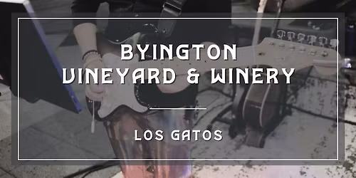 JD and the Shout at Byington Winery