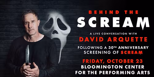 Behind The Scream: A Live Conversation with David Arquette