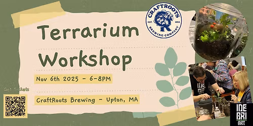 Terrarium Workshop at CraftRoots Brewing
