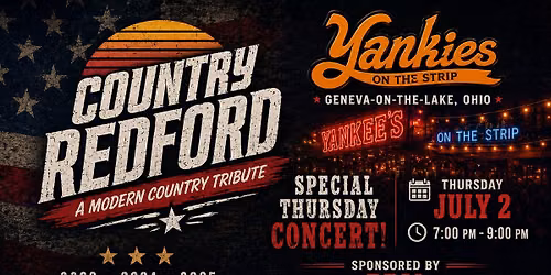 Country Redford at Yankies on the Strip (Geneva on the Lake, OH)