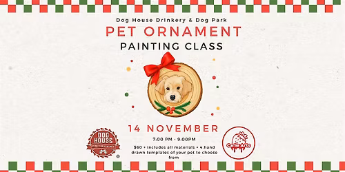 Paint Your Pet: Ornament Edition