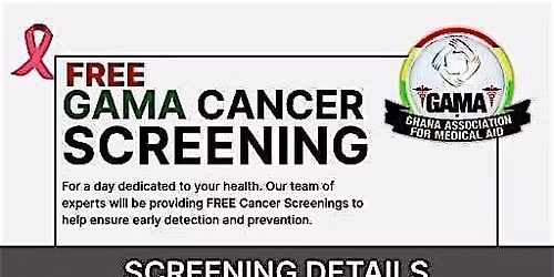 FREE GAMA Cancer Screening