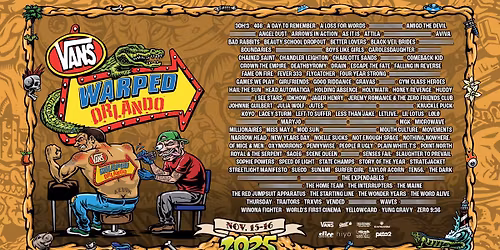 Vans Warped Tour 30th Anniversary - Orlando, FL