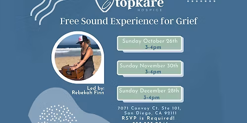 Free Community Sound Experience for Grief
